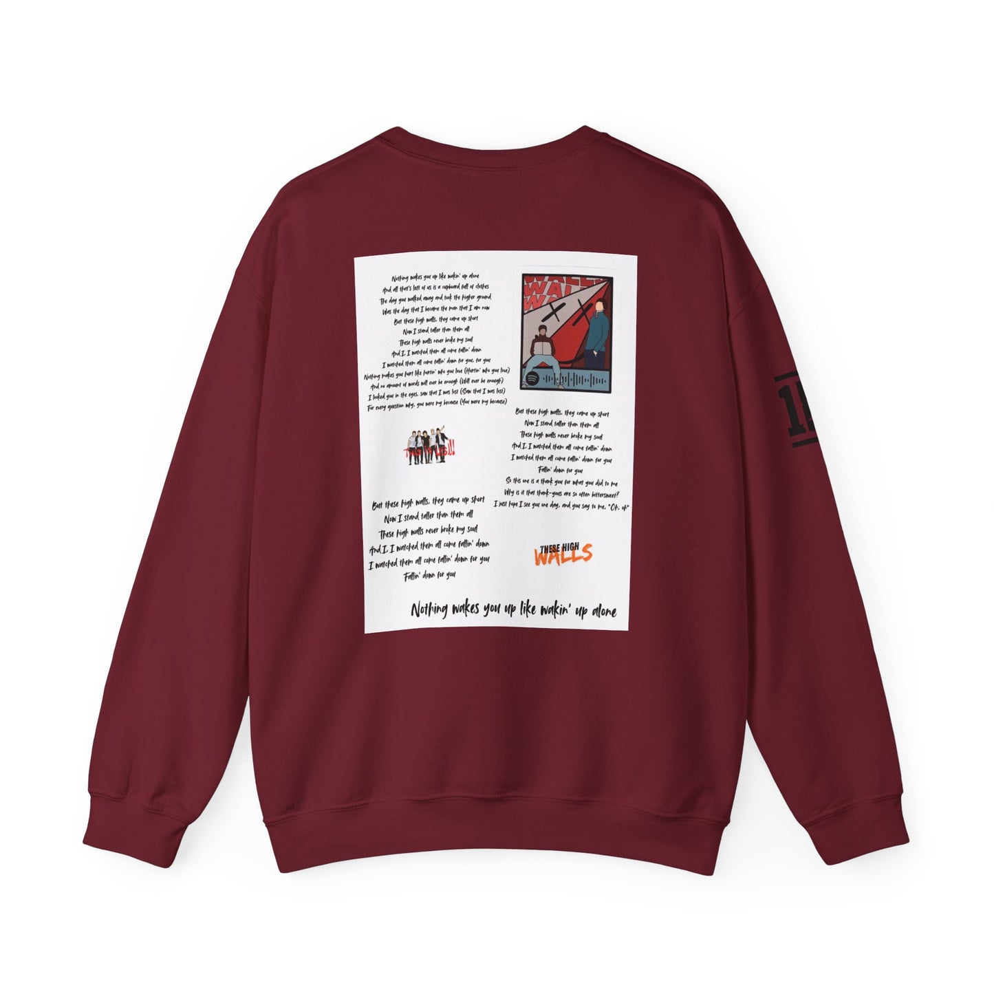 LT Walls Lyrics Unisex Sweatshirt.