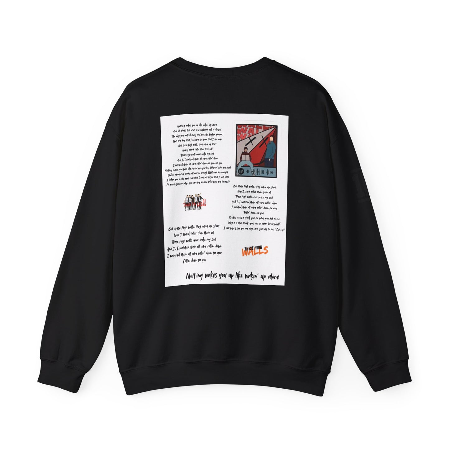 LT Walls Lyrics Unisex Sweatshirt.