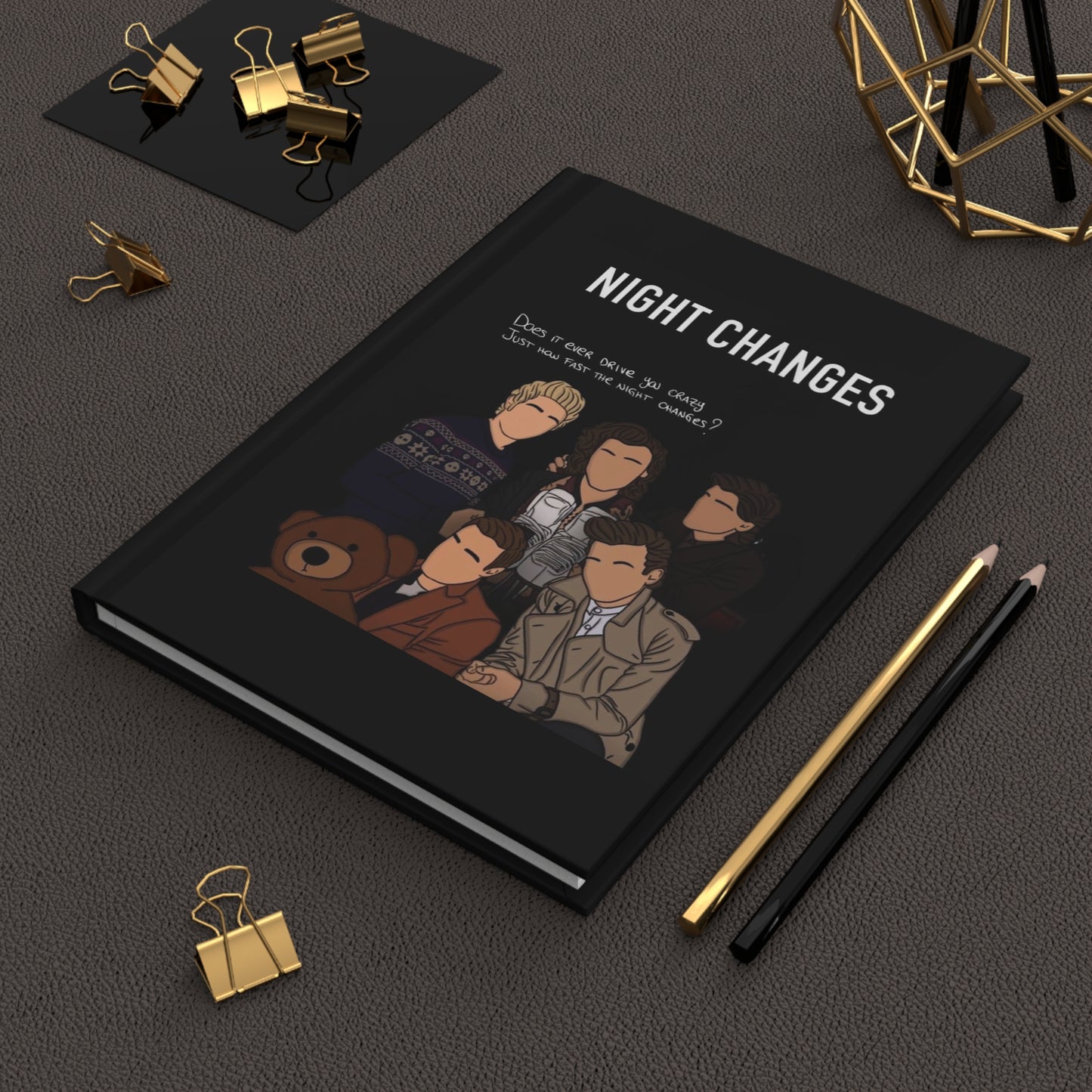 One Direction Night Changes Journal Notebook.