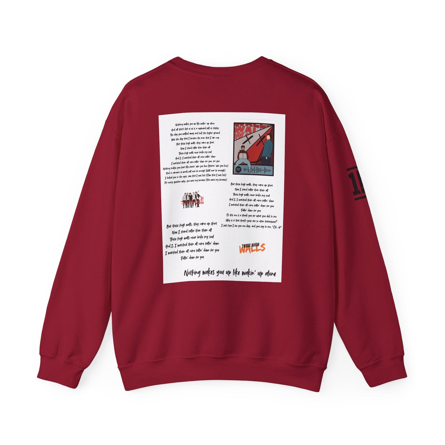 LT Walls Lyrics Unisex Sweatshirt.