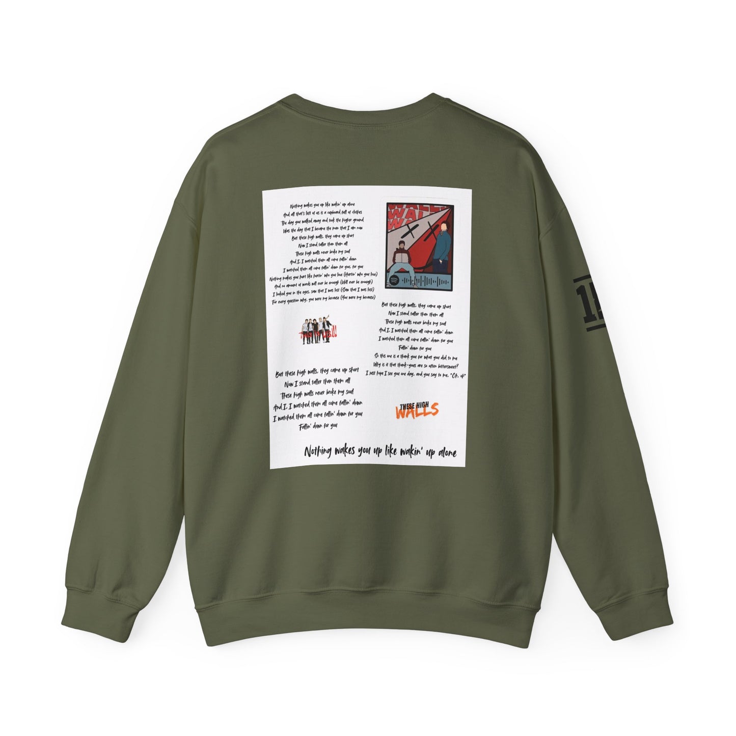 LT Walls Lyrics Unisex Sweatshirt.