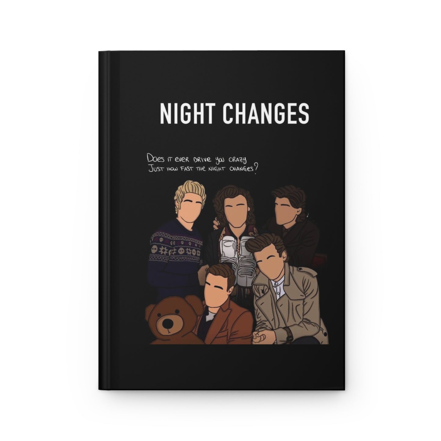 One Direction Night Changes Journal Notebook.