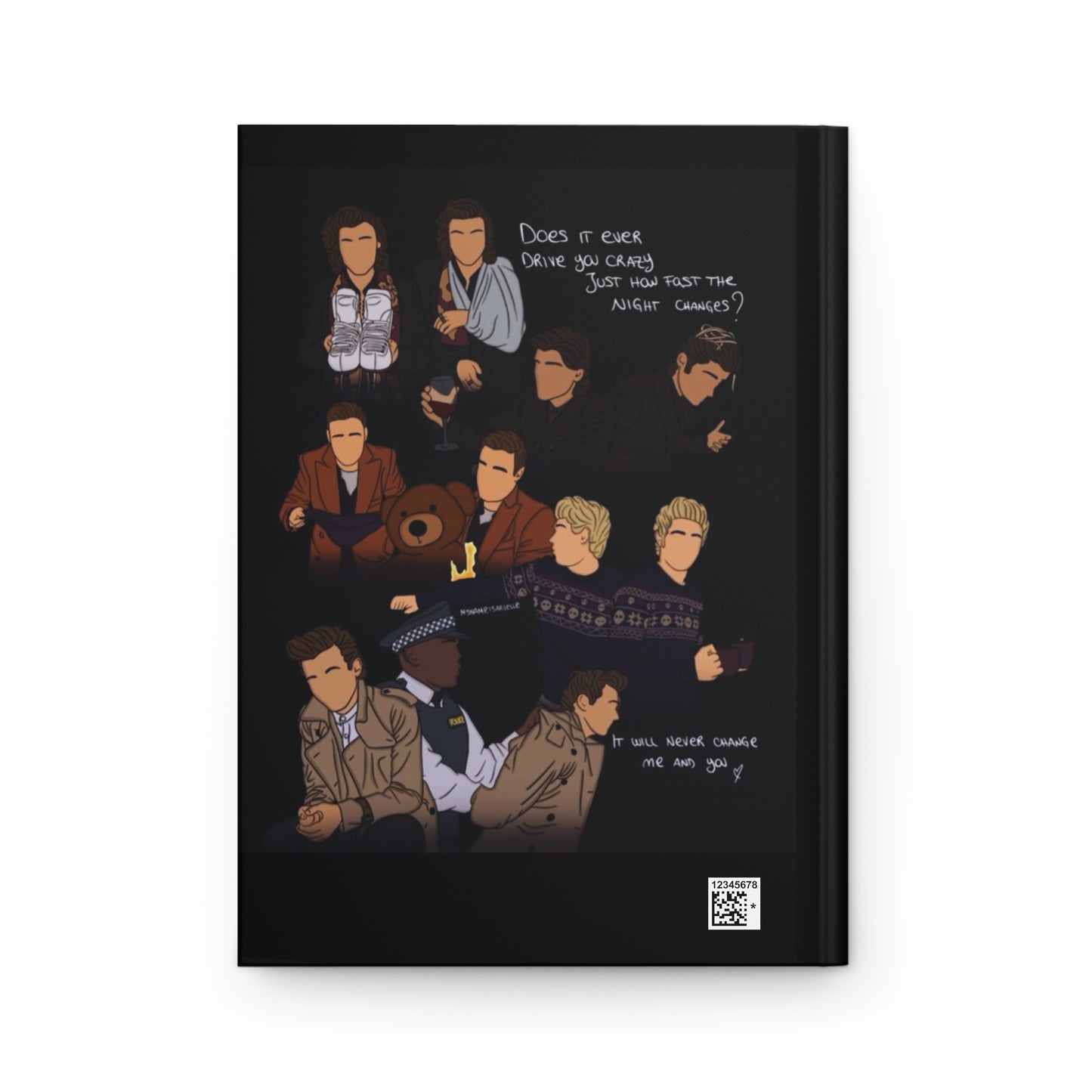 One Direction Night Changes Journal Notebook.