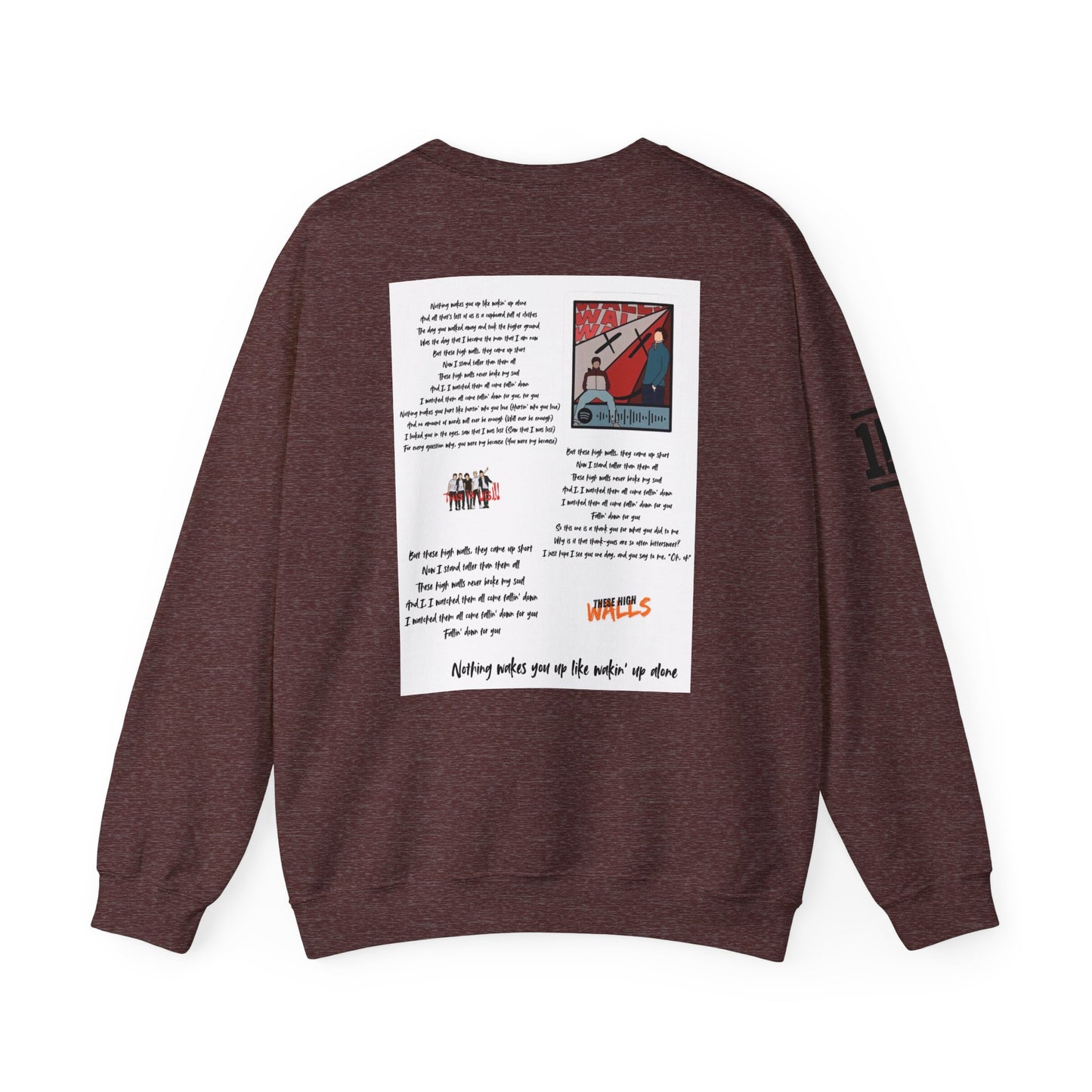 LT Walls Lyrics Unisex Sweatshirt.