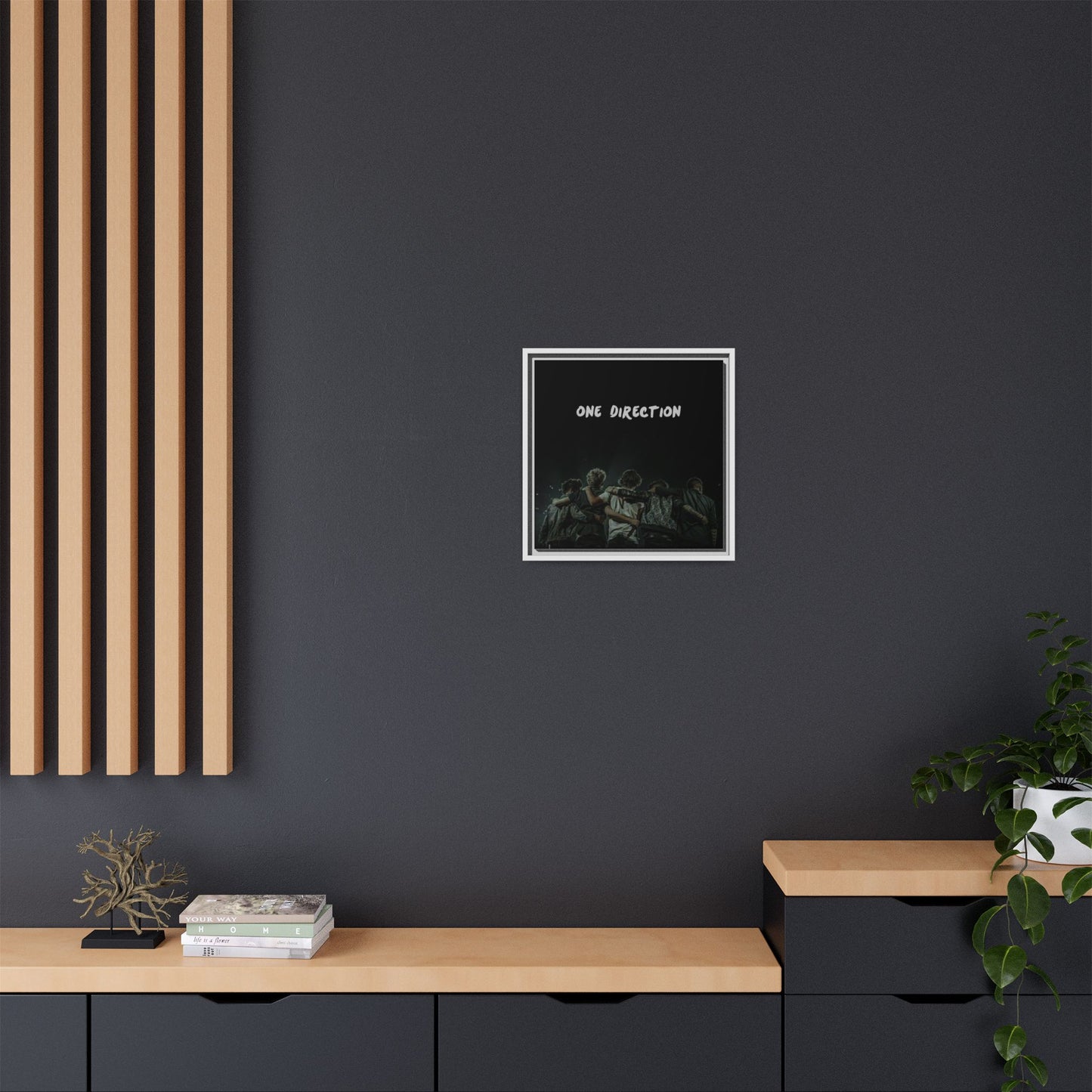 One direction - Matte Canvas, Framed (Multi-color)