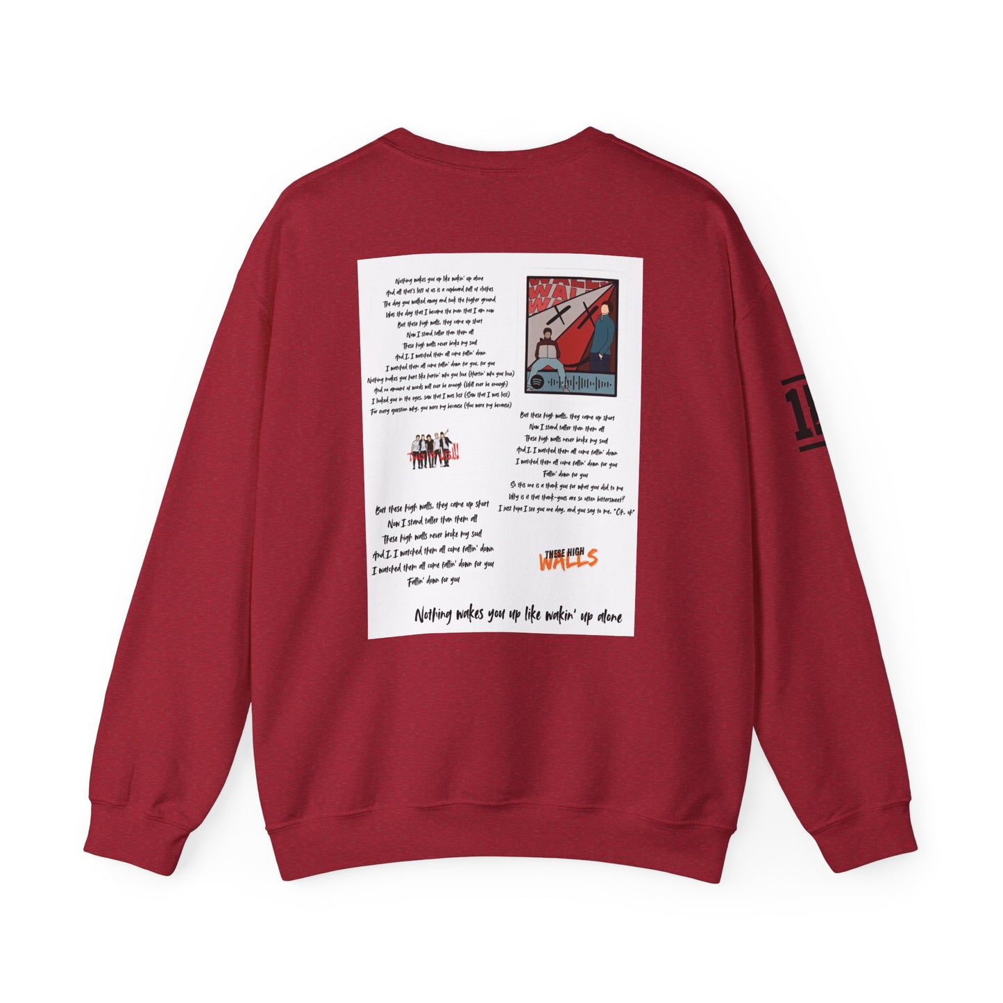 LT Walls Lyrics Unisex Sweatshirt.