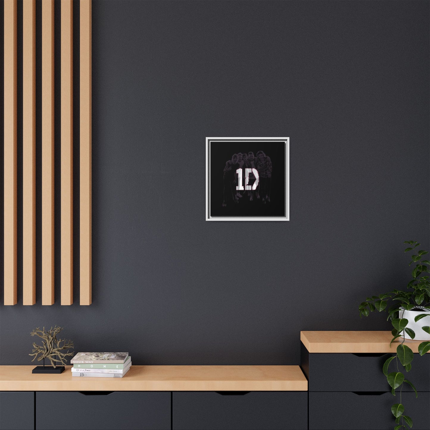 1D Matte Canvas, Framed (Multi-color)