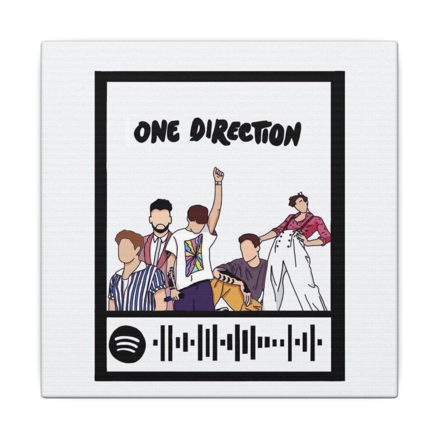 Canvas Wall Art - One Direction Aesthetic Poster