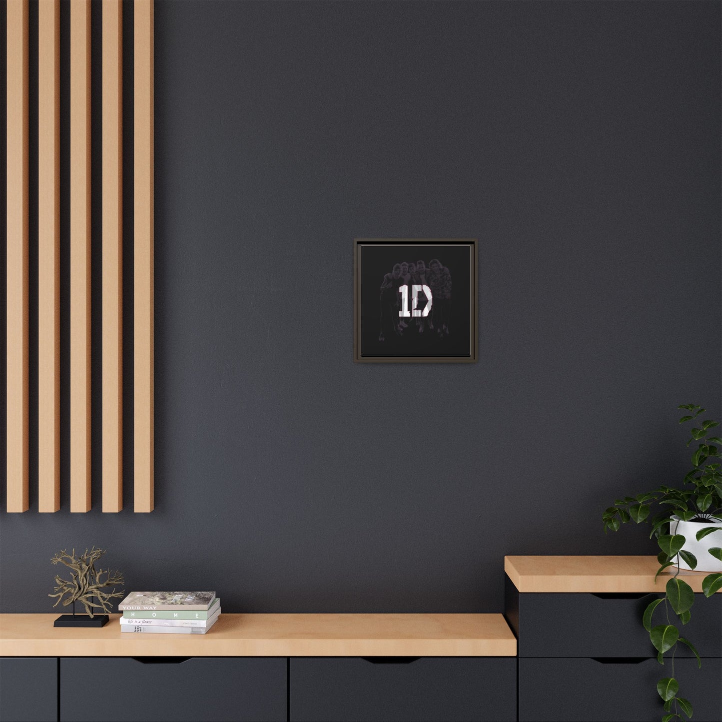 1D Matte Canvas, Framed (Multi-color)