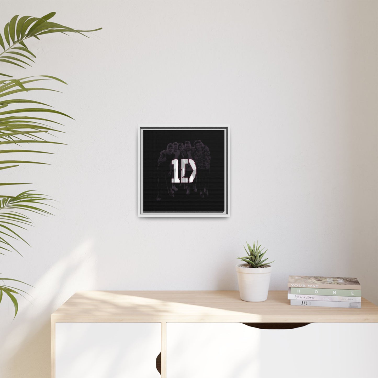 1D Matte Canvas, Framed (Multi-color)