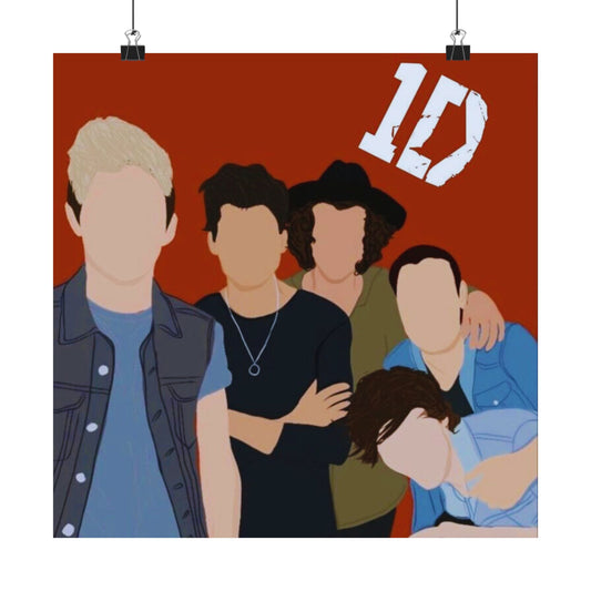 One Direction 1D Fans - Satin Poster