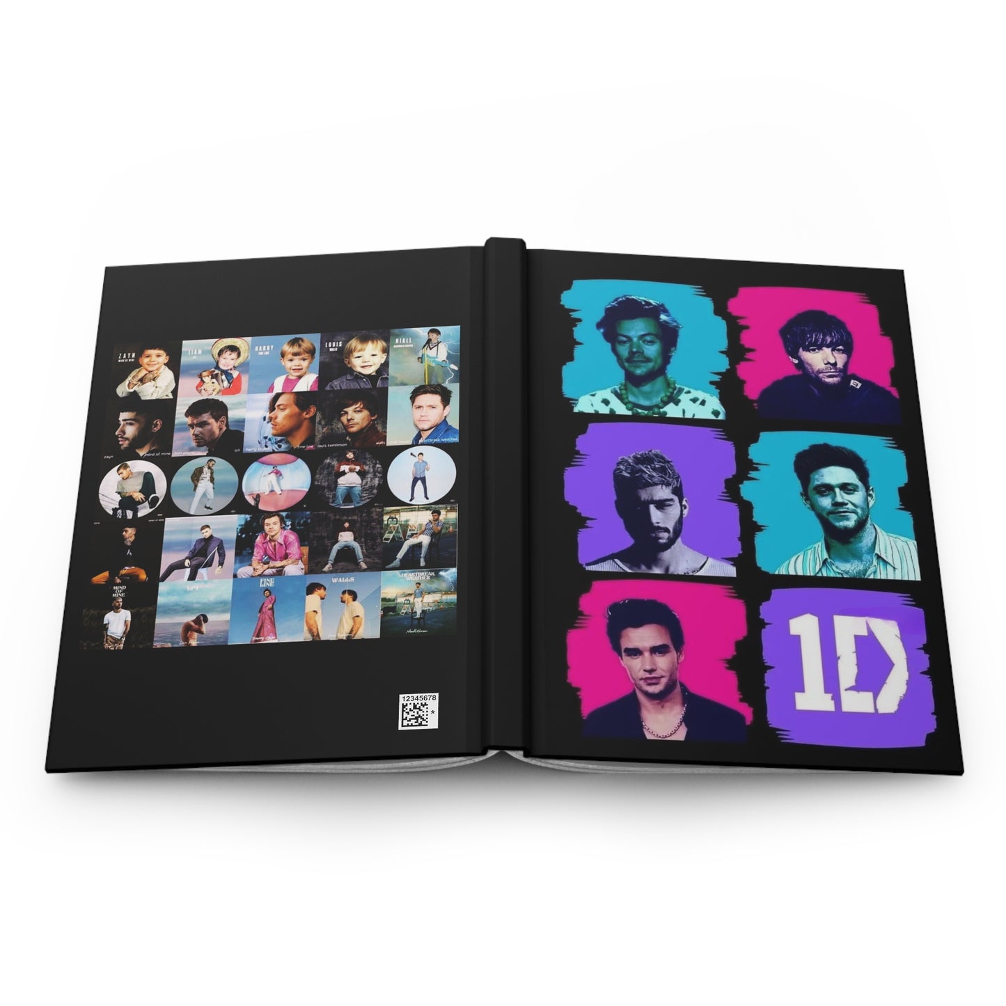 One Direction Legacy - Hardcover Journal Matte Notebook.