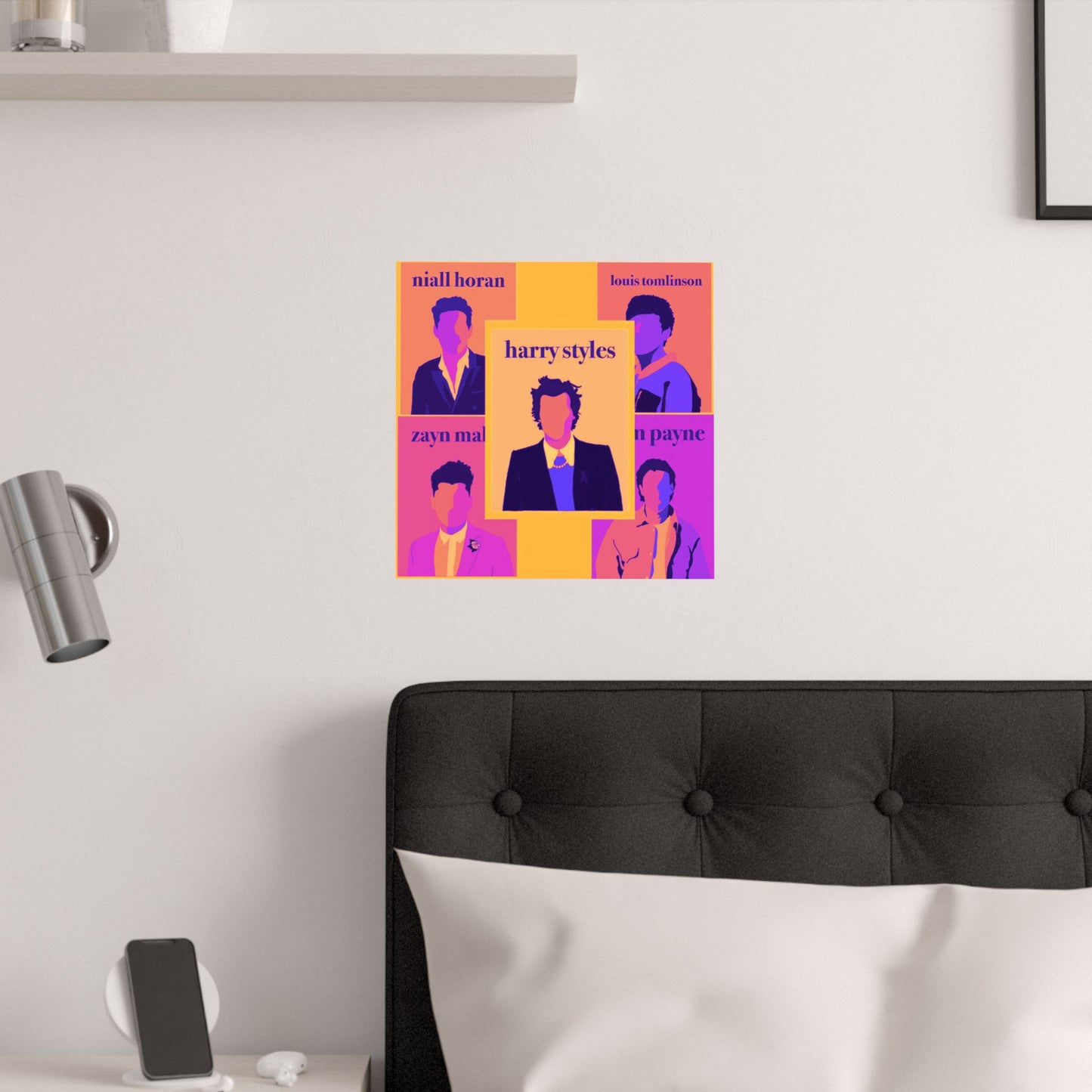 One Direction Artists Satin Poster.