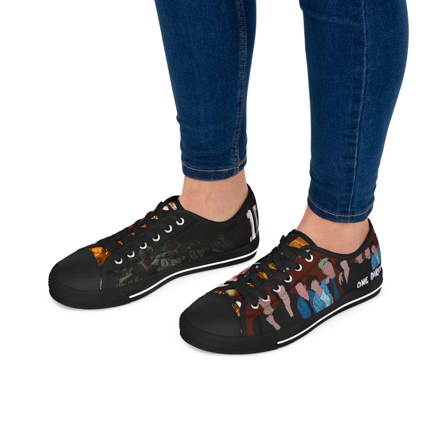 Sneakers - One Direction Memories Women's Low Top Sneakers