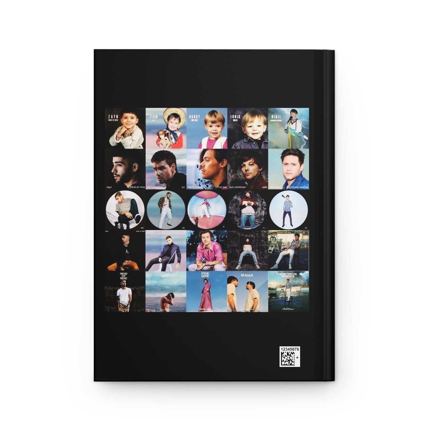 One Direction Legacy - Hardcover Journal Matte Notebook.