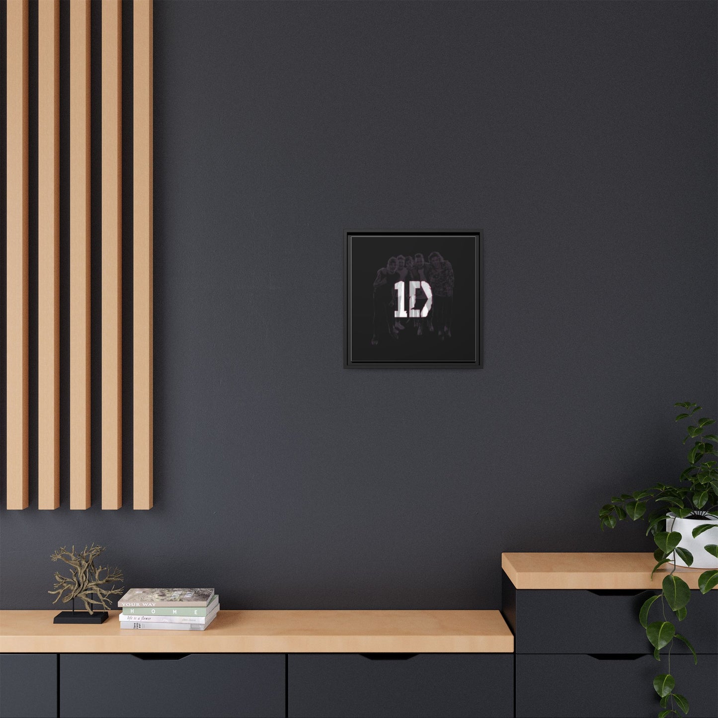 1D Matte Canvas, Framed (Multi-color)