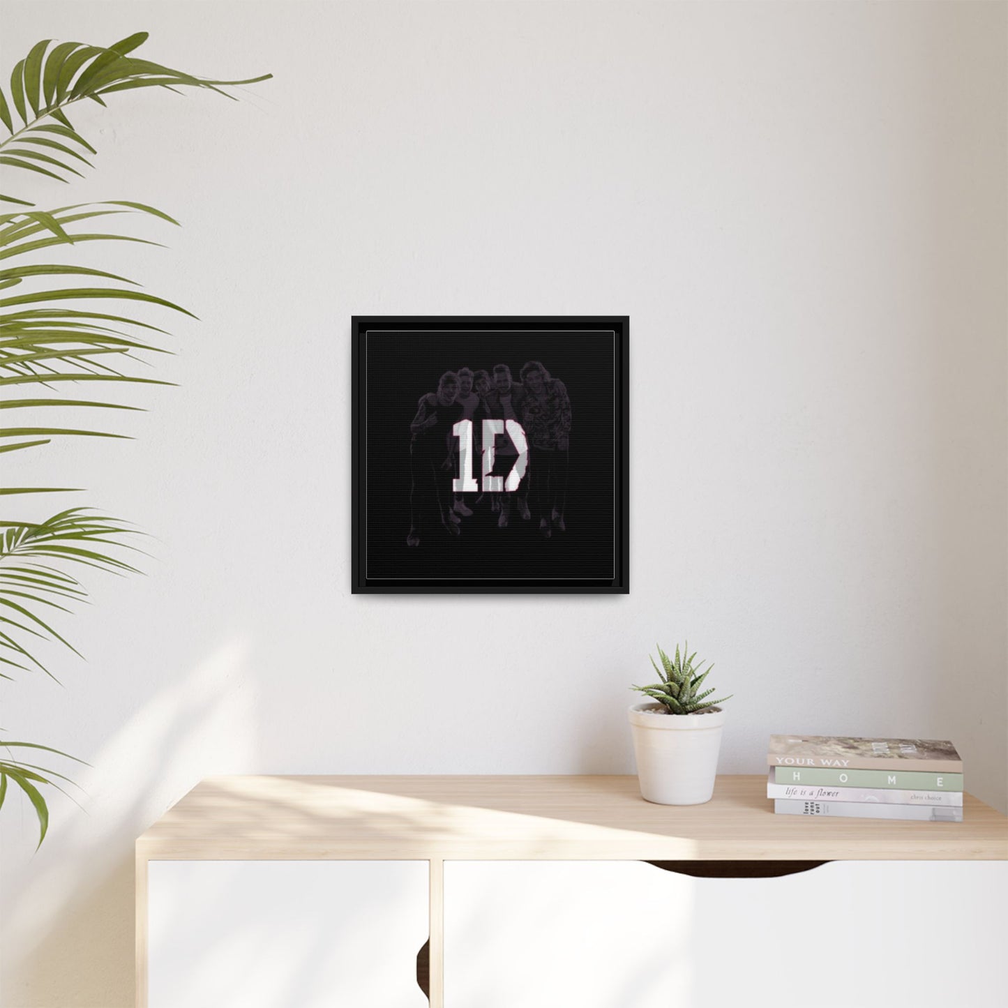 1D Matte Canvas, Framed (Multi-color)