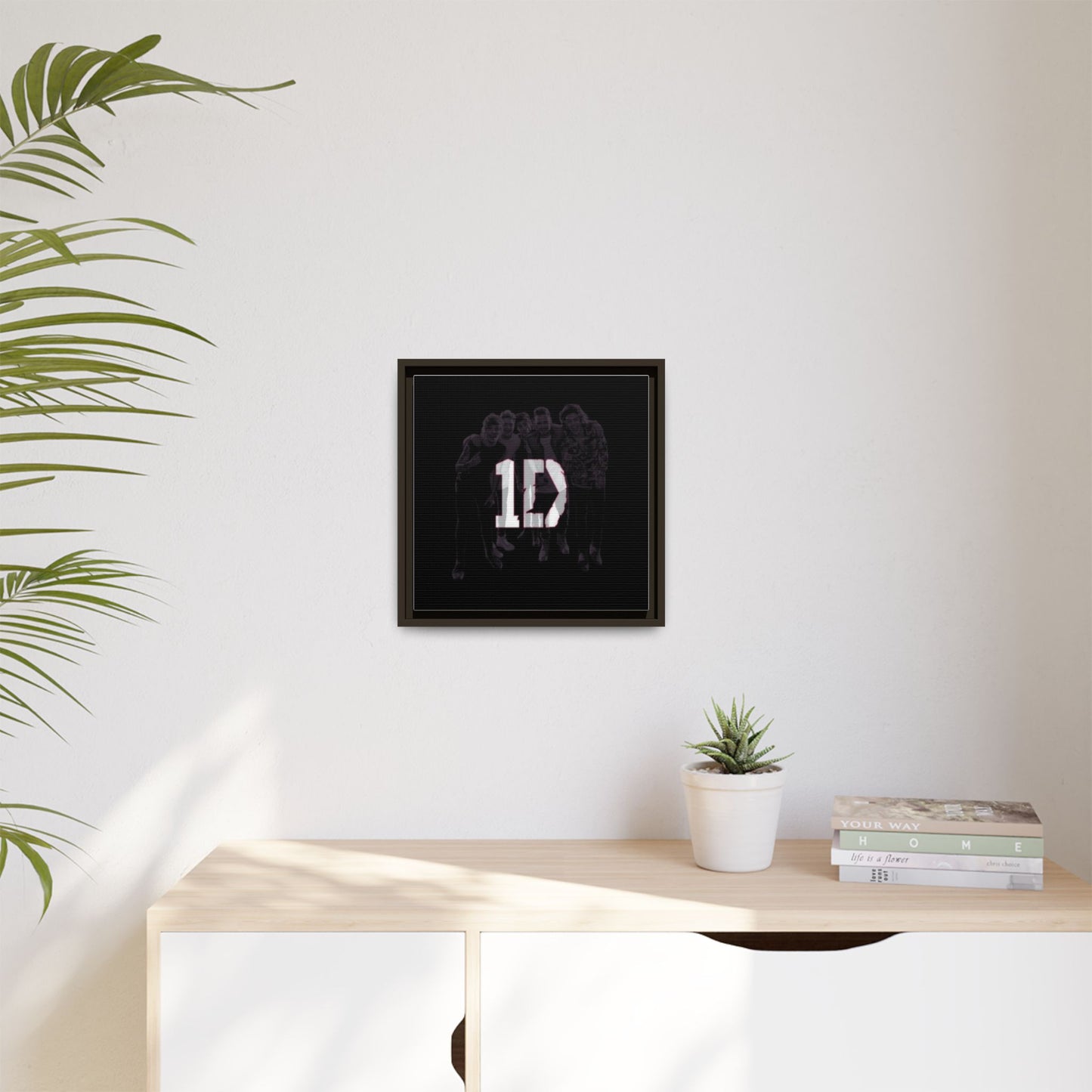1D Matte Canvas, Framed (Multi-color)